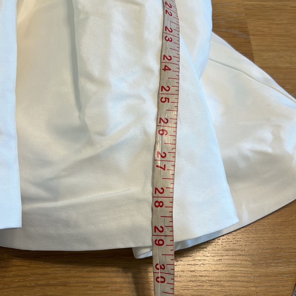 Showpo Yara White Plunge corset front V waist Fit & Flare Mini Dress size 6 NEW - Picture 15 of 16